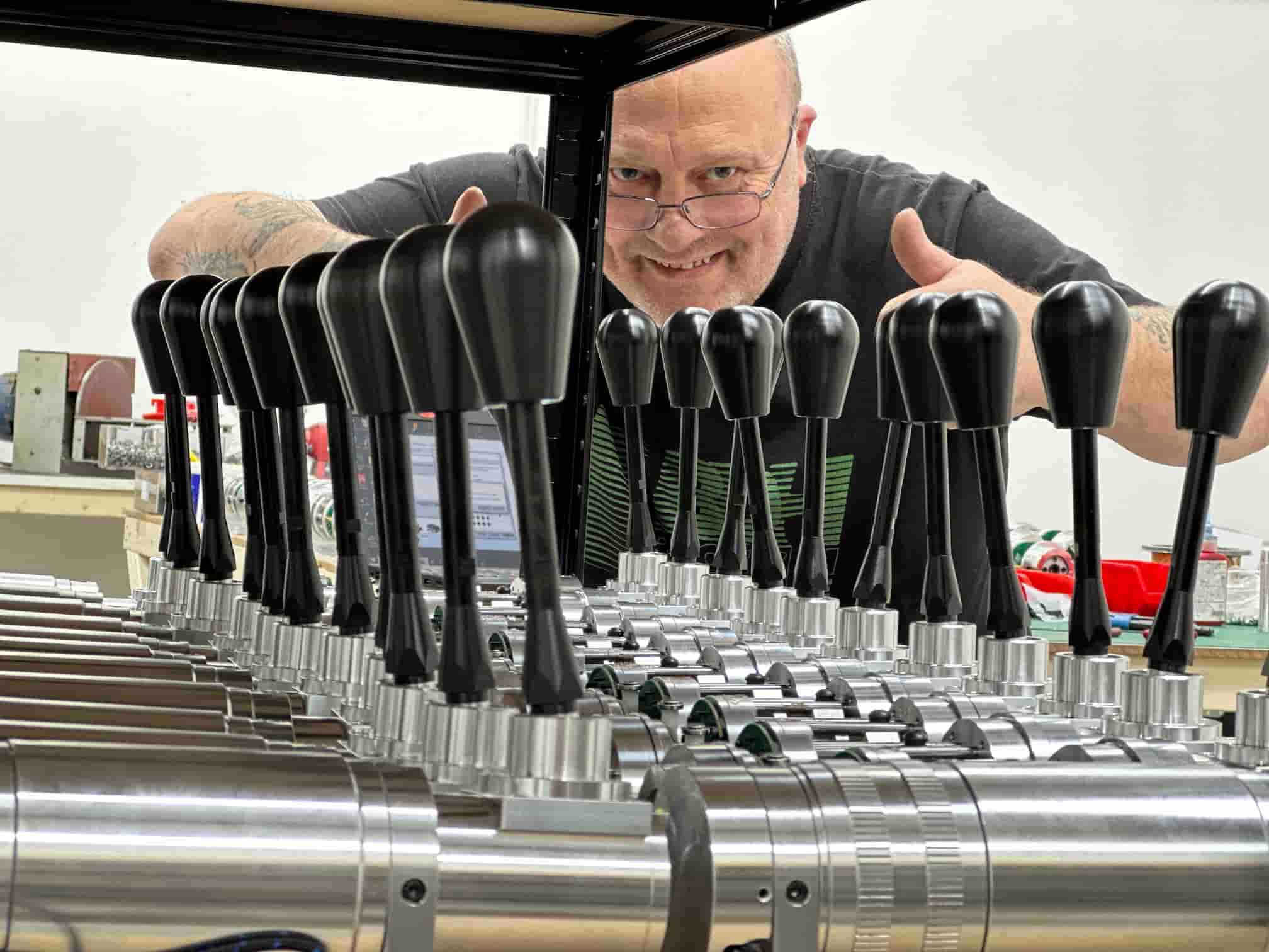 One of the BDH owner's - Dave smiling and posing next to BDH shifters